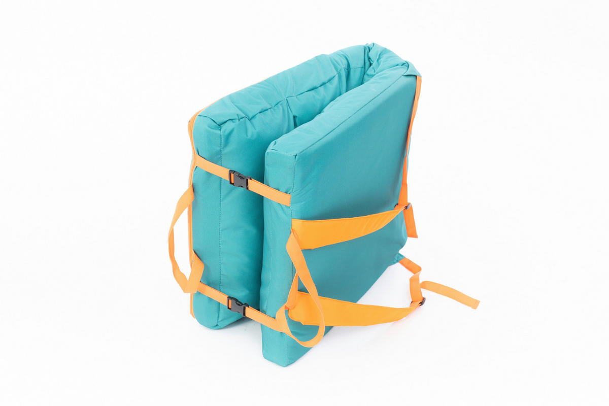 CAMPINGSESSEL - Türkis, KONVENTIONELL, Textil (52/15/128cm) - Ambia Garden