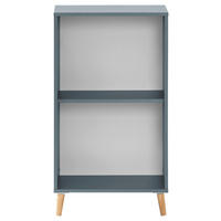 REGAL 50,95/92,6/41 cm modra  - modra, Moderno, leseni material/les (50,95/92,6/41cm) - MID.YOU