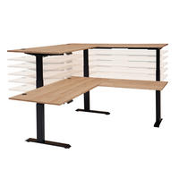 ECKSCHREIBTISCH 185/177/64-129 cm  in Eiche Artisan  - Eiche Artisan, MODERN, Holzwerkstoff (185/177/64-129cm) - MID.YOU
