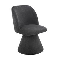 STUHL-SET 2 Stück  in Stahl Webstoff  - Anthrazit, MODERN, Textil/Metall (54/84/61cm) - MID.YOU