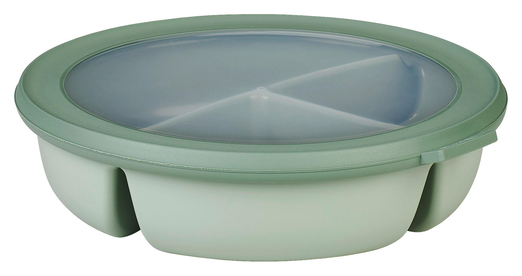 BENTOBOX - Transparent/Salbeigrün, KONVENTIONELL, Kunststoff (23/6cm) - Mepal
