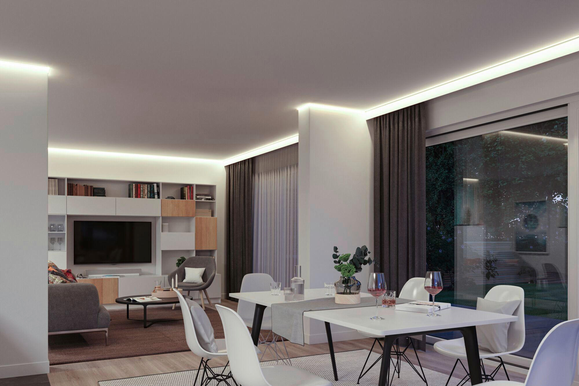 LED-STRIP SimpLED 500 cm   - Weiß, Basics, Kunststoff (500cm) - Paulmann