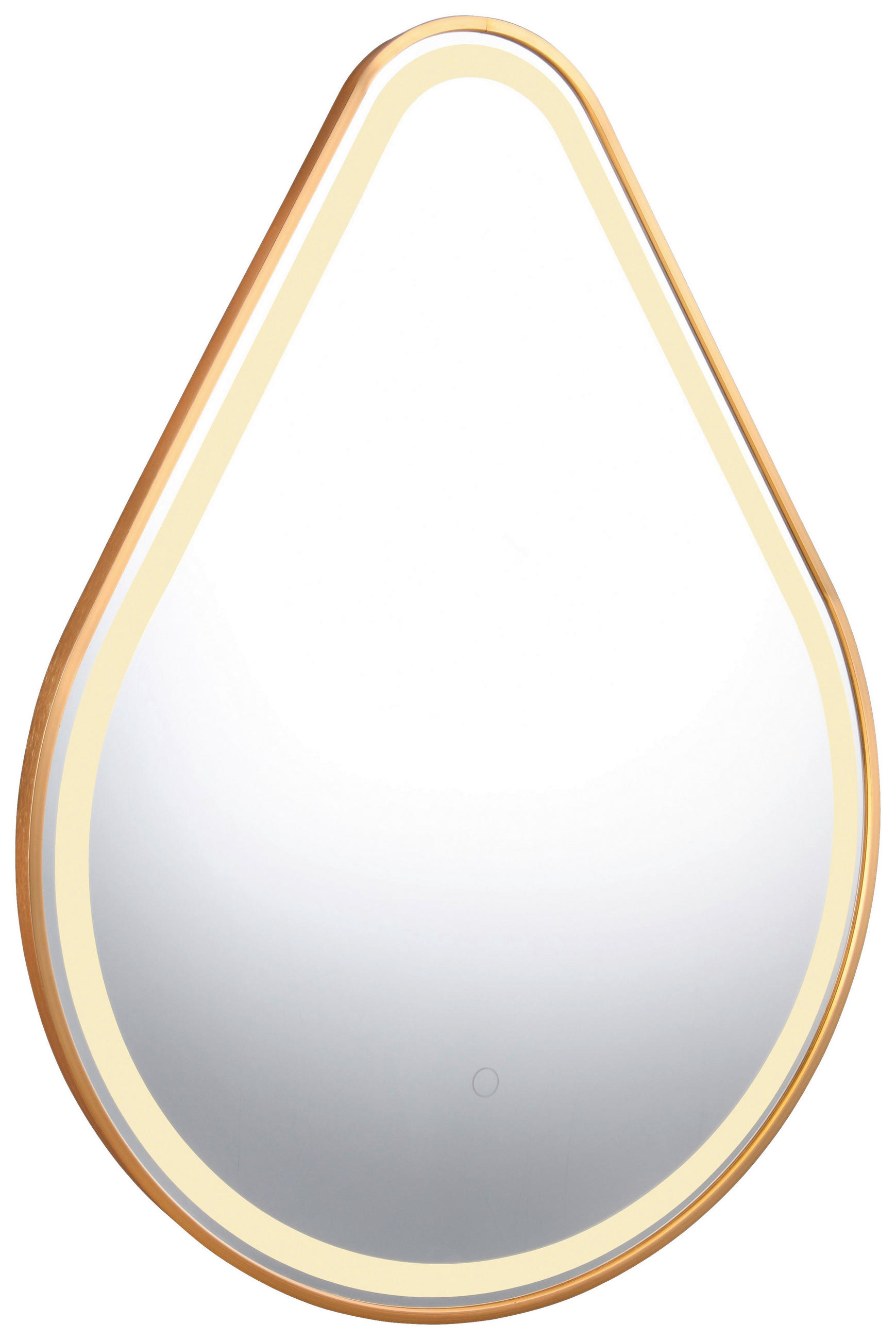 BADEZIMMERSPIEGEL 60/80/3 cm  - Goldfarben, MODERN, Glas/Metall (60/80/3cm)