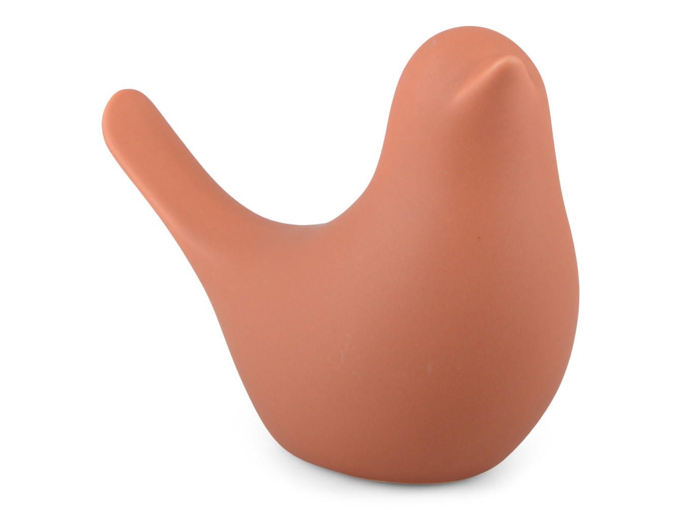 DEKORATIONSFÅGEL - orange, Basics, keramik (12,7/9,8/5,8cm)