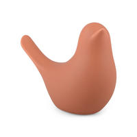 DEKORATIONSFÅGEL - orange, Basics, keramik (12,7/9,8/5,8cm)