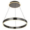 LED-HÄNGELEUCHTE 60/150 cm  - Schwarzchrom, Design, Metall (60/150cm)