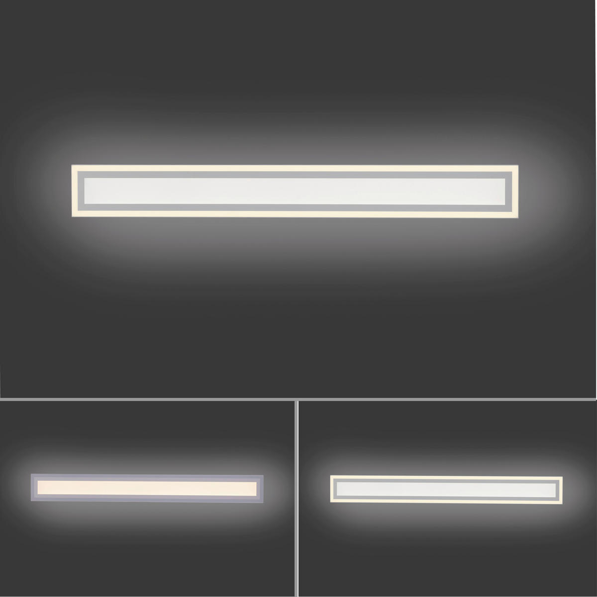 LED-DECKENLEUCHTE Edging 100/11,8/6 cm   - Weiß, Basics, Kunststoff/Metall (100/11,8/6cm)