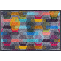 FUßMATTE 50/75 cm Limit  - Multicolor, Design, Kunststoff/Textil (50/75cm) - wash+dry