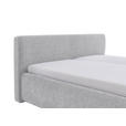 POLSTERBETT Bettkasten, Lattenroste Hellgrau 160/200 cm  - Birkefarben/Buchefarben, Design, Holz/Textil (160/200cm) - Xora