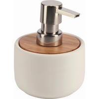 SZAPPANADAGOLÓ fa, kerámia  - barna/fehér, Basics, fa/kerámia (9,1/12,6/9,1cm) - Sadena