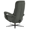 RELAXSESSEL in Leder Anthrazit  - Anthrazit/Schwarz, Design, Leder/Metall (76/110/86cm) - Dieter Knoll