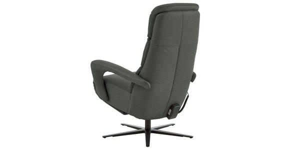 RELAXSESSEL in Leder Anthrazit  - Anthrazit/Schwarz, Design, Leder/Metall (76/110/86cm) - Dieter Knoll