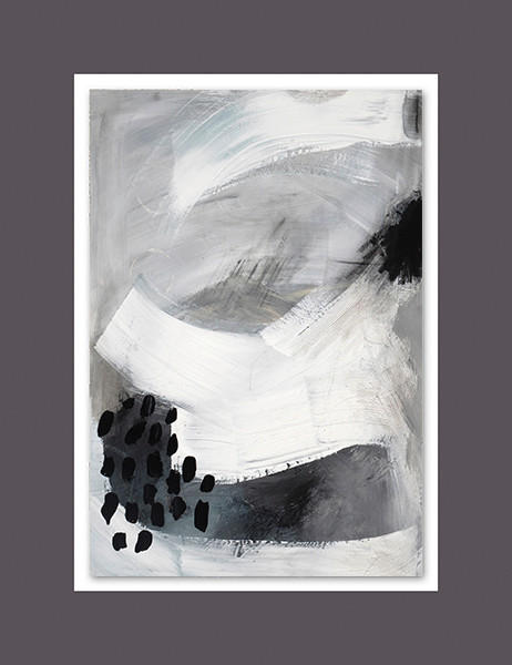 BILD Abstraktes 50/65 cm  - Multicolor, Basics, Holzwerkstoff/Kunststoff (50/65cm) - Wiedemann