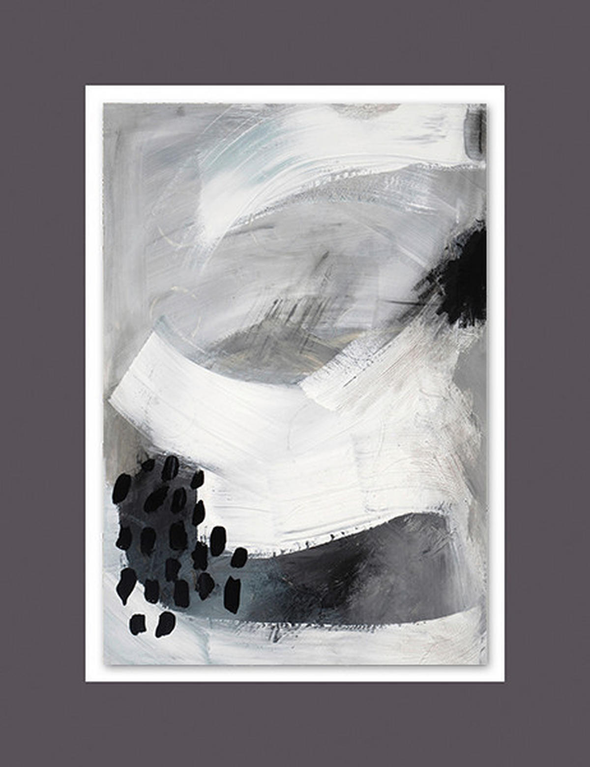 BILD Abstraktes 50/65 cm  - Multicolor, Basics, Holzwerkstoff/Kunststoff (50/65cm) - Wiedemann