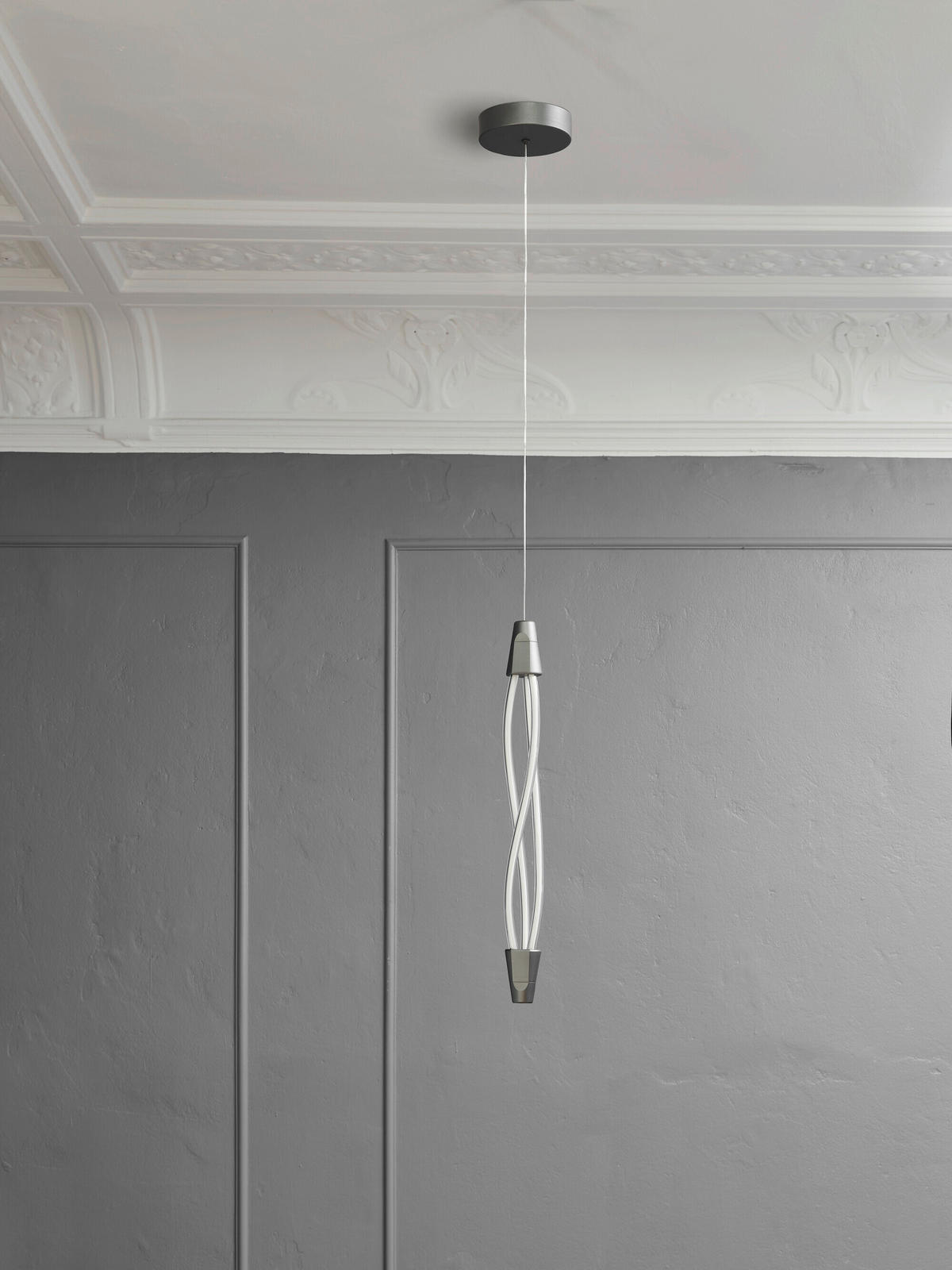 LED-HÄNGELEUCHTE 15/112 cm  - Dunkelgrau, Design, Kunststoff (15/112cm) - Osram