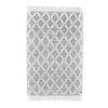HANDWEBTEPPICH 65/135 cm Colored Macrame one  - Weiß/Grau, KONVENTIONELL, Textil (65/135cm) - Tom Tailor