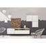 WOHNWAND Eiche furniert Eichefarben, Weiß - Eichefarben/Weiß, Design, Holz (270/160/44,8cm) - Now by Hülsta