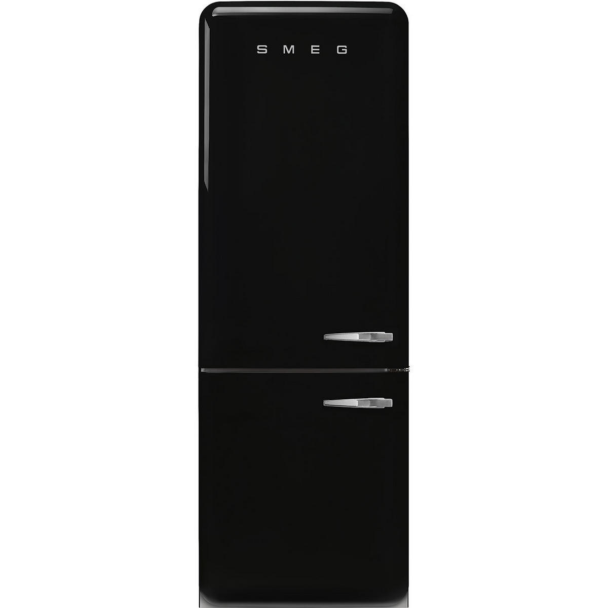 KÜHL-GEFRIER-KOMBINATION FAB38LBL5  - Schwarz, Basics, Metall (70,6/205/71,1cm) - SMEG