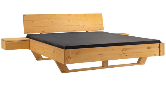 BALKENBETT 180/200 cm,  in Kieferfarben,  - Kieferfarben, KONVENTIONELL, Holz (180/200cm) - Linea Natura