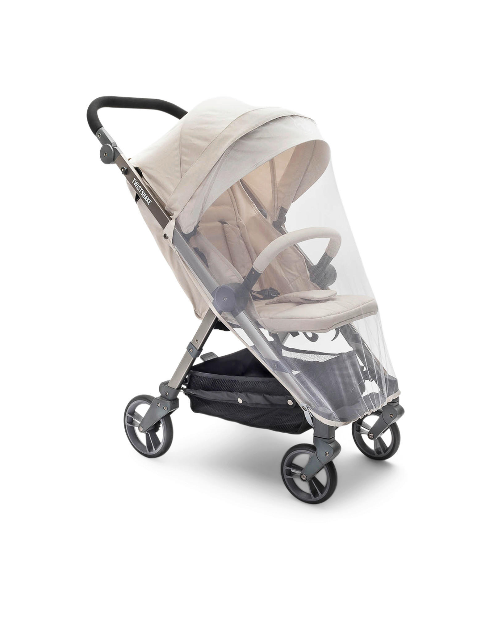 KINDERWAGEN MOSKITONETZ  - Beige, Basics, Textil (13/13/4cm) - Twistshake