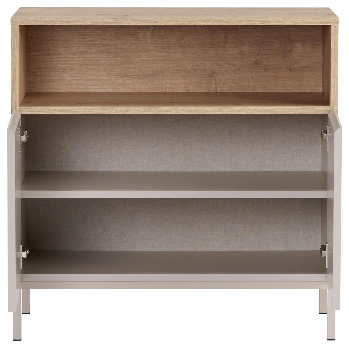 SIDEBOARD  80/80/40 cm  - Sandfarben/Eichefarben, MODERN, Holzwerkstoff (80/80/40cm) - MID.YOU