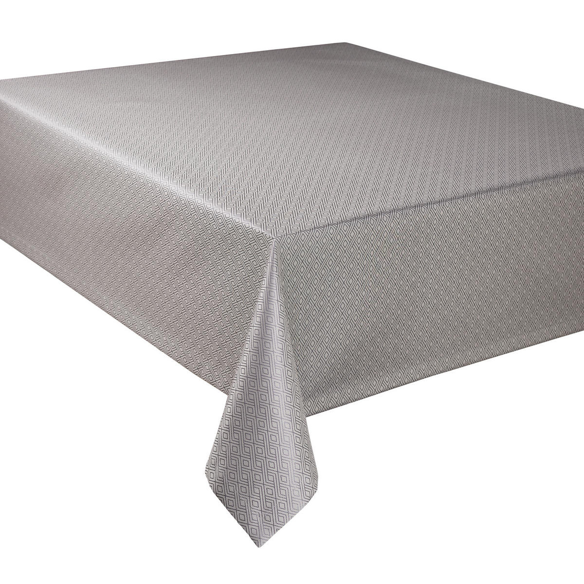 TISCHDECKE RIGA 160/250 cm  - Grau, Basics, Textil (160/250cm) - Curt Bauer