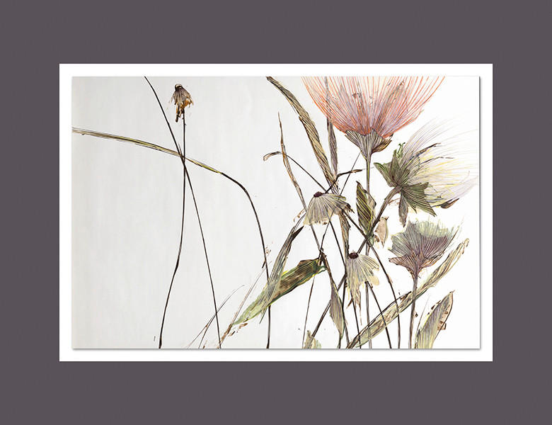 BILD Karola Mittelsteadt Blumen HERBSTLICHT  - Multicolor, KONVENTIONELL, Holzwerkstoff/Kunststoff (65/50cm) - Wiedemann