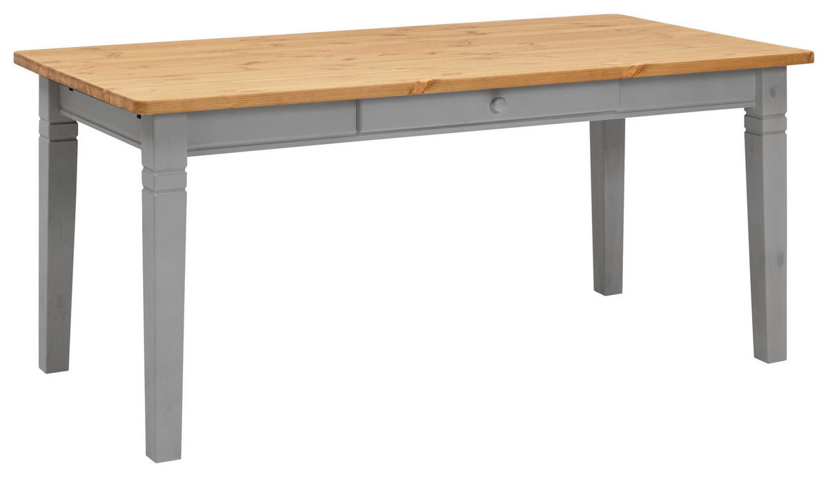 ESSTISCH in Holz 180/90/78 cm  - Laugenfarbig/Grau, ROMANTIK / LANDHAUS, Holz (180/90/78cm) - Boxxx