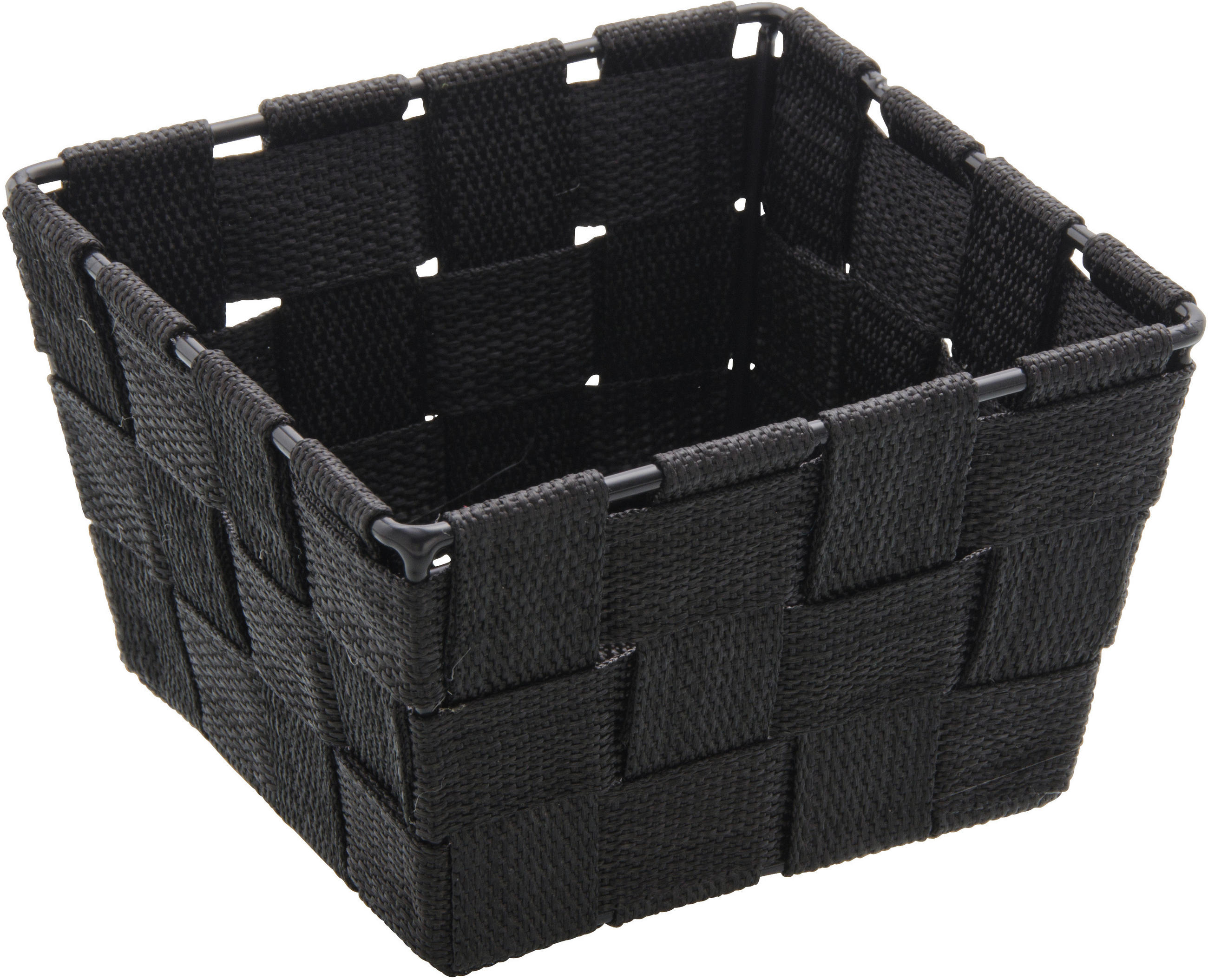 KORB  - Schwarz, Basics, Kunststoff (14/14/9cm) - Wenko