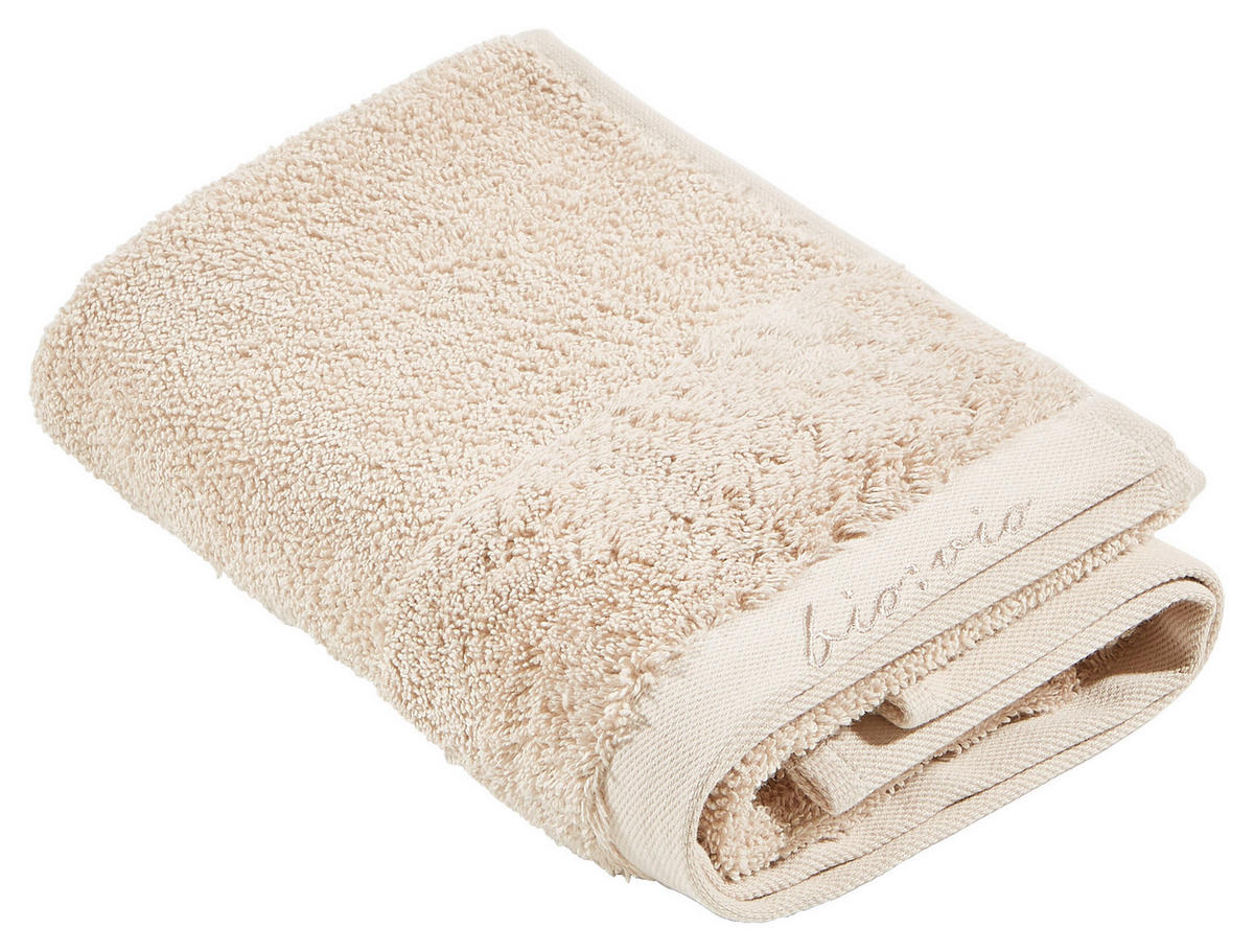DUSCHHANDDUK BONITA 70/140 cm  - taupe, Natur, textil (70/140cm) - Bio:Vio