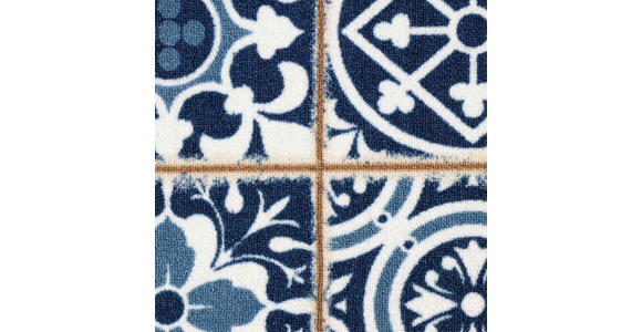 LÄUFER 80/250 cm Blau - Blau, Design, Kunststoff/Textil (80/250cm) - Novel