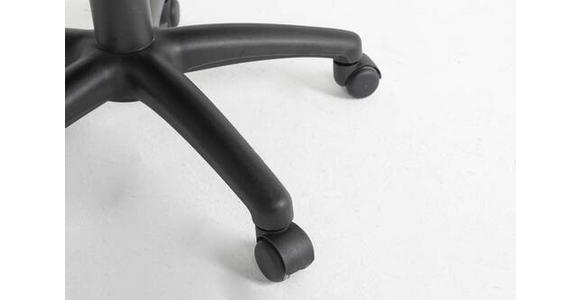 CHEFSESSEL  in Lederlook Schwarz  - Schwarz, Design, Kunststoff/Textil (63,5/107,5-117/68cm) - Carryhome