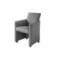 ŽIDLE S PODRUČKAMI, vzhled kůže,  - Moderní, dřevo/kompozitní dřevo (63/72cm) - Livetastic