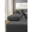 ECKSOFA in Chenille Grau  301/207 cm  - Chromfarben/Grau, Design, Textil (301/207cm) - Xora
