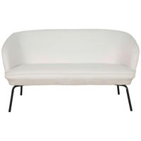KÜCHENSOFA  - Schwarz/Weiß, MODERN, Textil/Metall (148/77/73cm) - P & B