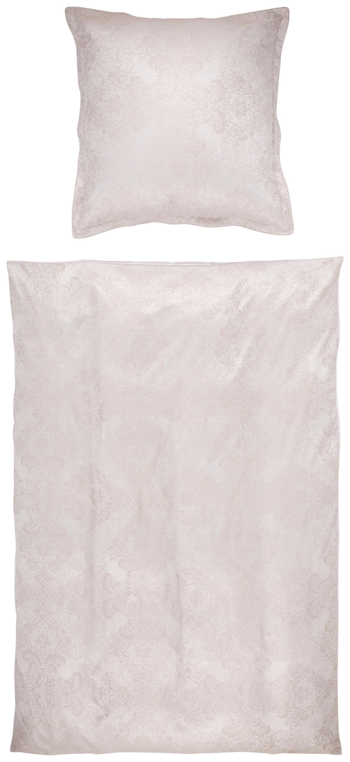BETTWÄSCHE Shirley Damast 135/200 cm  - Taupe, Basics, Textil (135/200cm) - Curt Bauer