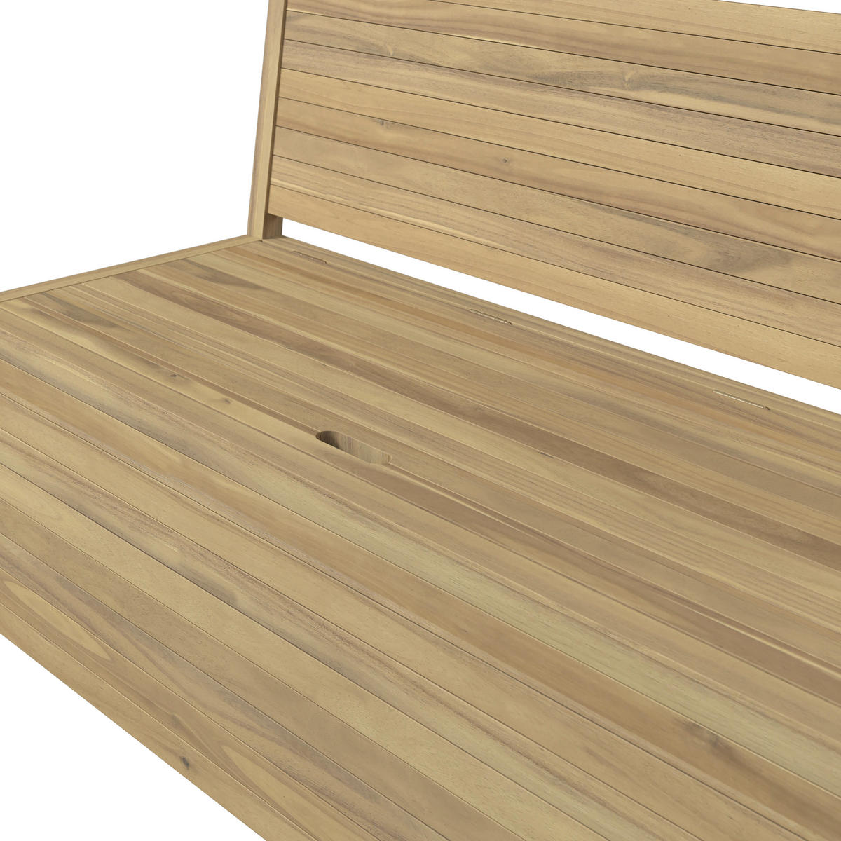 GARTENBANK 150/90/58 cm  in Akaziefarben  - Akaziefarben, ROMANTIK / LANDHAUS, Holz (150/90/58cm) - Ambia Garden