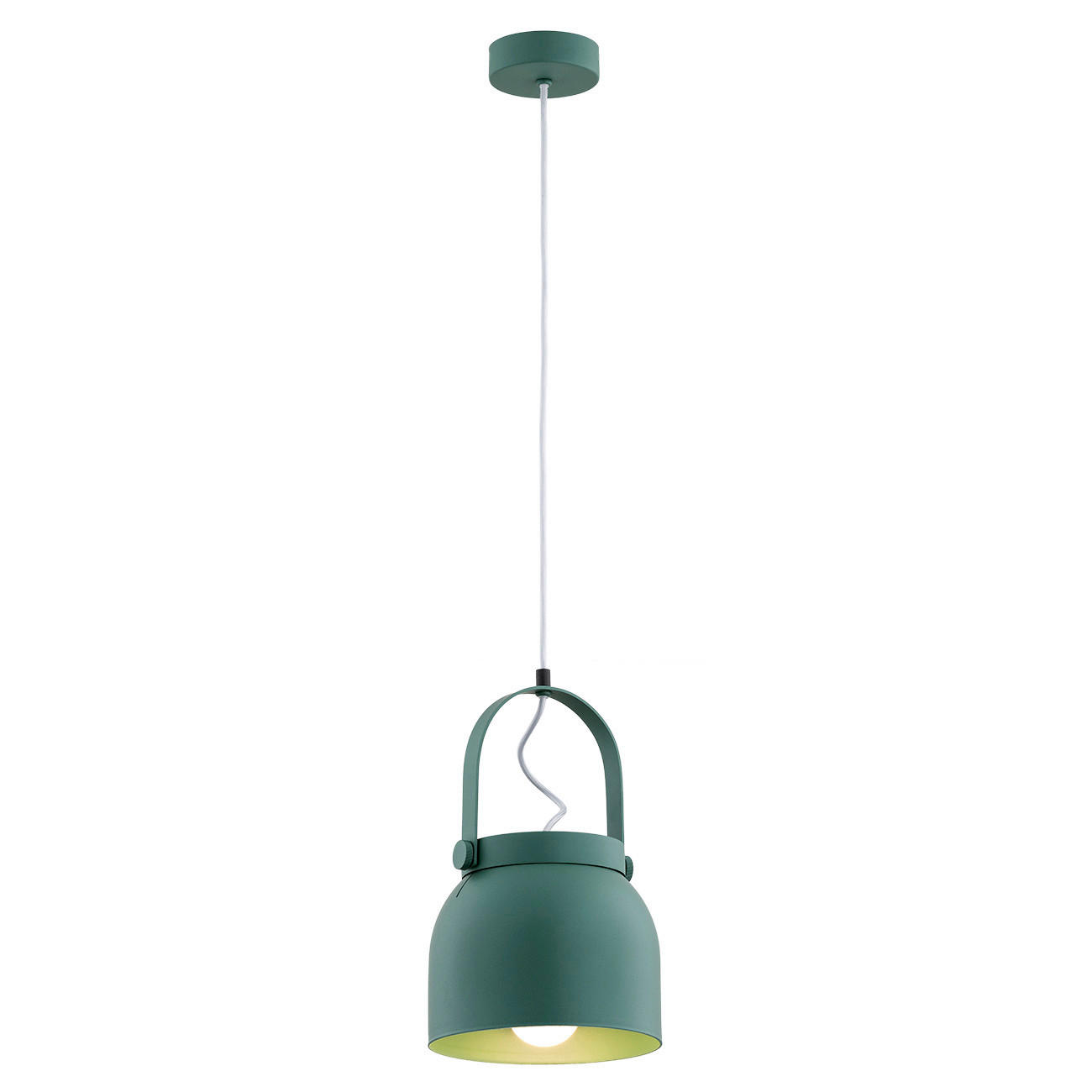 HÄNGELEUCHTE Argon Logan 116,5/20/20 cm   - Grün, Design, Metall (116,5/20/20cm)