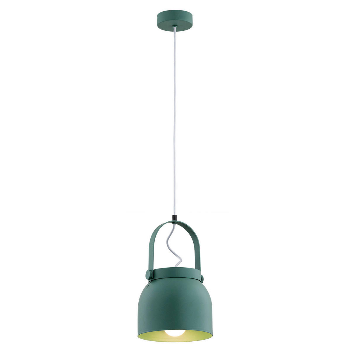 HÄNGELEUCHTE 116,5/20/20 cm  - Grün, Design, Metall (116,5/20/20cm)