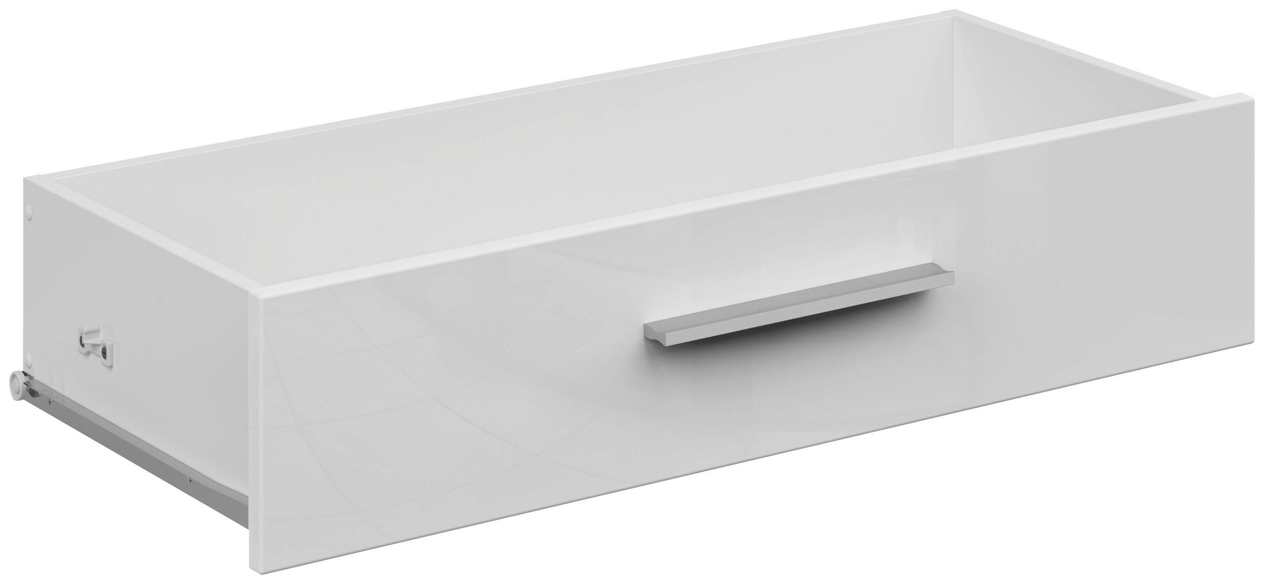 SCHUBKASTENEINSATZ 73,1/16,9/36,6 cm   - Weiß Hochglanz/Weiß, KONVENTIONELL, Holzwerkstoff (73,1/16,9/36,6cm) - Voleo