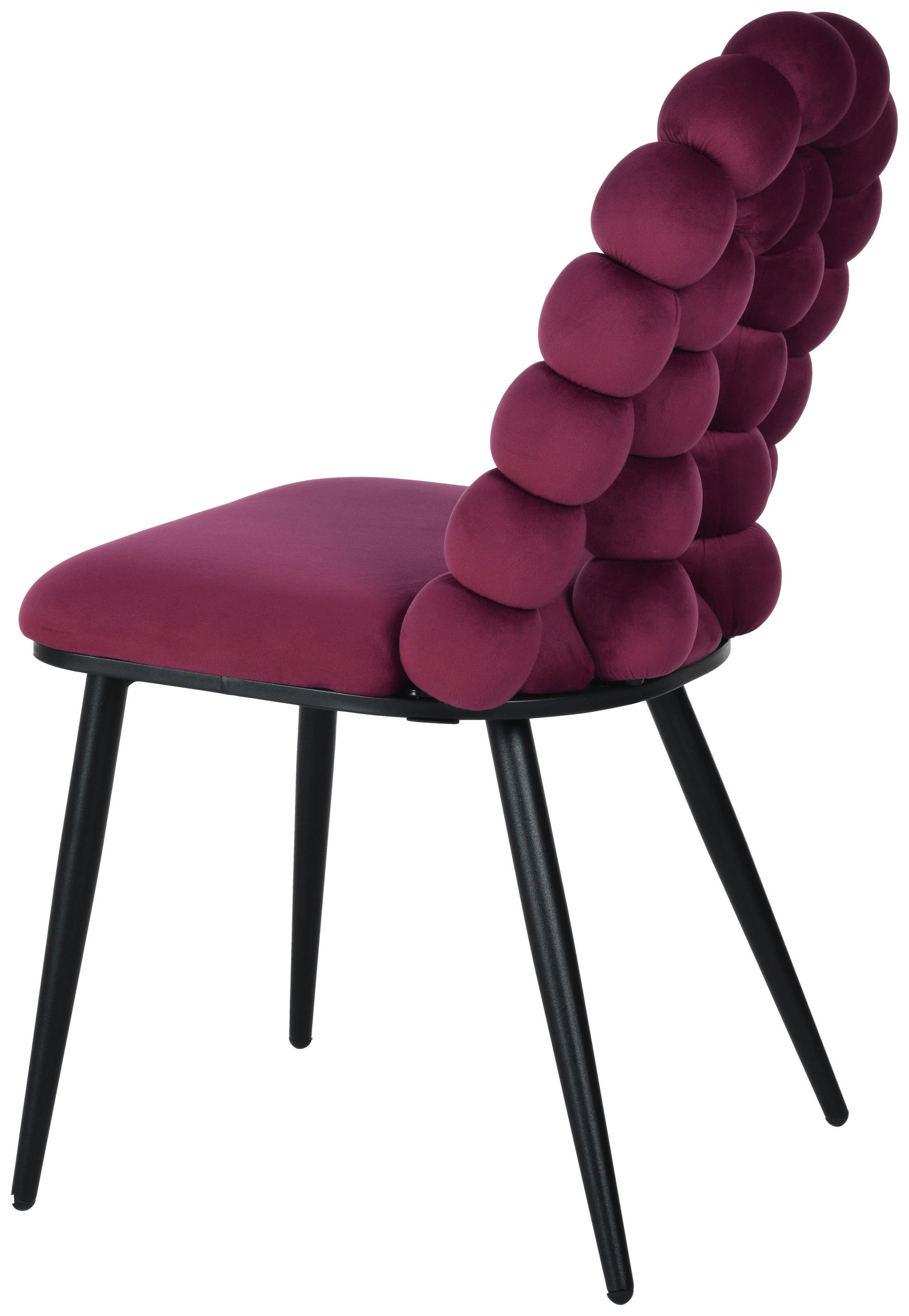 ŽIDLE, červená - černá/červená, Moderní, kov/dřevo (47/87/61cm) - Livetastic