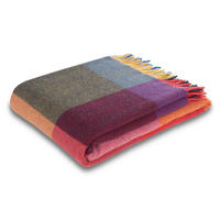 ODEJA  BRIGHT SQUARE  130/170 cm       modra  - modra, Konvencionalno, tekstil (130/170cm)