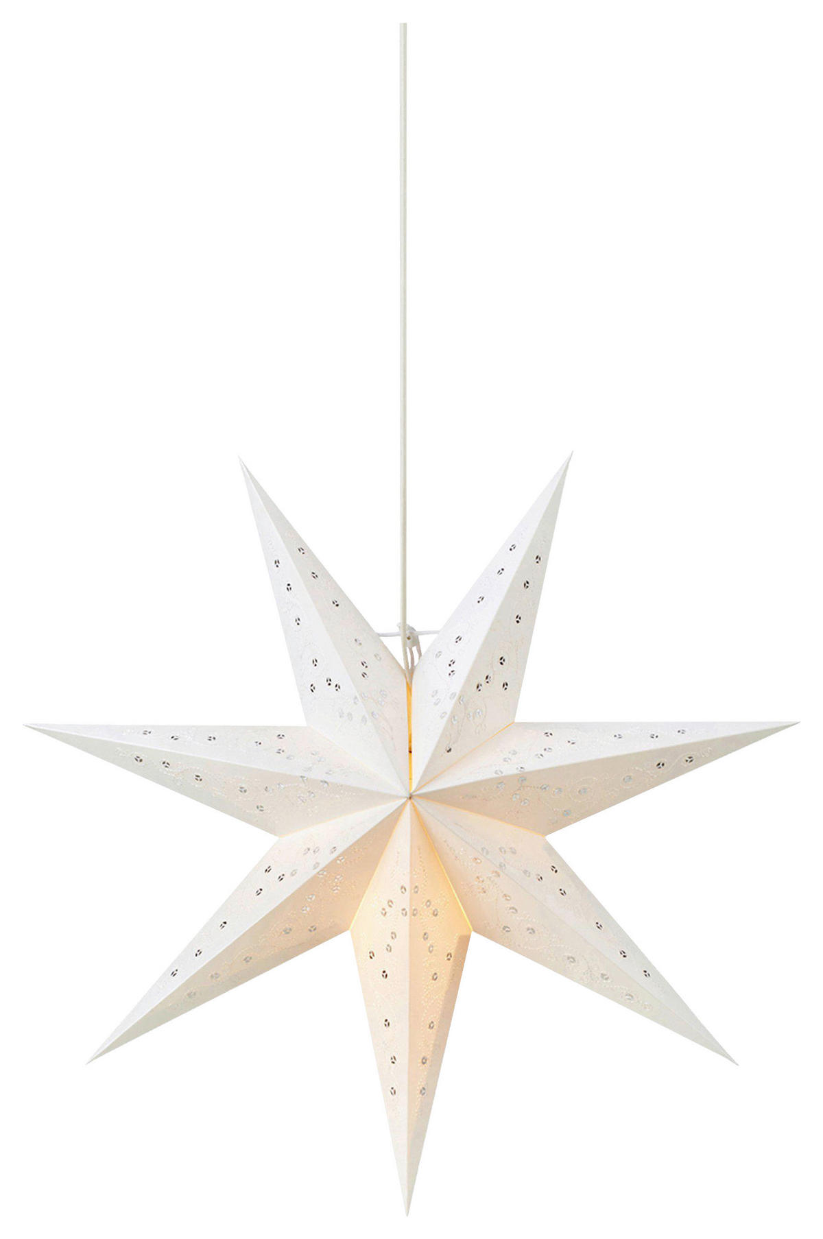 DEKOSTERN GISEL  - Weiß, Basics, Papier (75/75/20cm) - Markslöjd