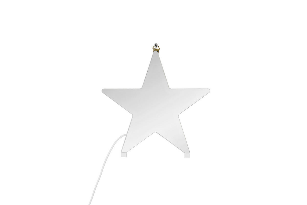 LED-WANDLEUCHTE Etoile 20/20/6 cm  - Weiß, LIFESTYLE, Kunststoff (20/20/6cm)