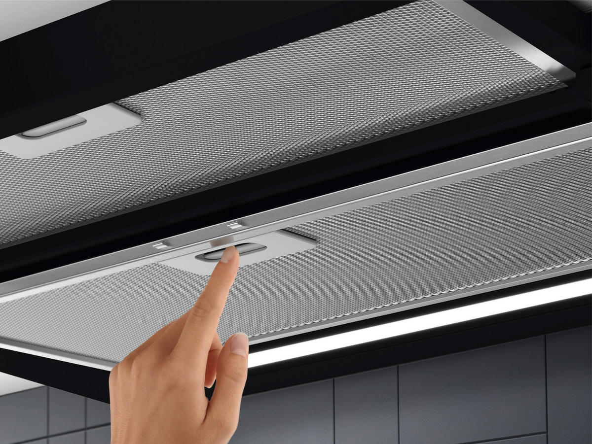 DUNSTABZUGSHAUBE LFP616K  - Edelstahlfarben/Schwarz, Basics, Metall (59,8/39,5/30,0cm) - Electrolux