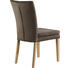 STUHL Mikrofaser Eiche Eichefarben, Schlammfarben - Schlammfarben/Eichefarben, Design, Holz/Textil (44/94/60cm) - Valdera