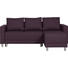 WOHNLANDSCHAFT in Textil Aubergine - Silberfarben/Aubergine, Design, Kunststoff/Textil (215/145cm) - Carryhome WOHNLANDSCHAFT in Textil Aubergine - Silberfarben/Aubergine, Design, Kunststoff/Textil (215/145cm) - Carryhome