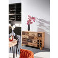 SIDEBOARD in 114/80/39 cm - Dunkelbraun/Messingfarben, Design, Holz/Metall (114/80/39cm) - Landscape