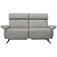 2,5-SITZER in Echtleder Grau  - Anthrazit/Grau, Konventionell, Leder/Metall (175/94/87cm) - Himolla Komfortklass