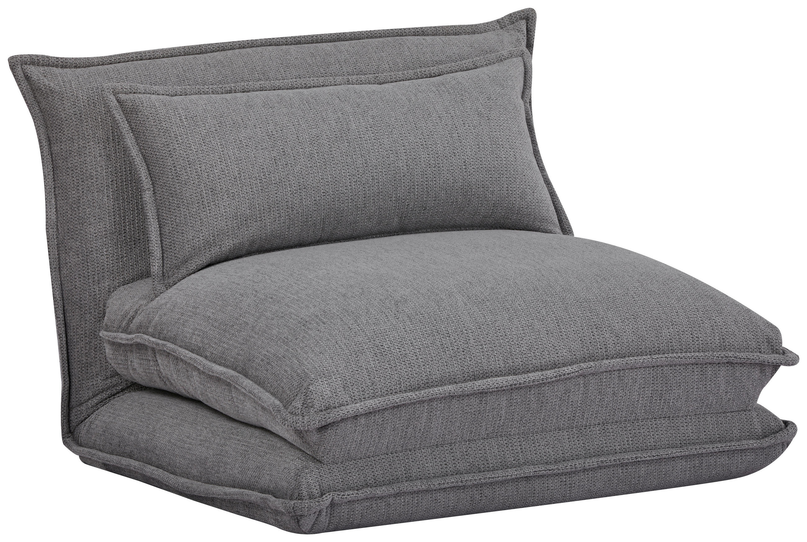 SCHLAFSESSEL Webstoff Grau    - Grau, MODERN, Textil (85,5/59/67cm) - MID.YOU